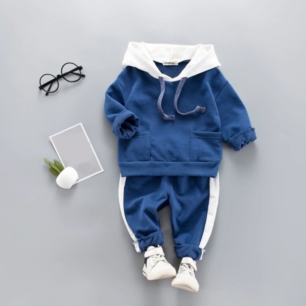 Chándal de niño L1223 azul oscuro 12-24 meses Chándal de niño L1223 azul oscuro 12-24 meses