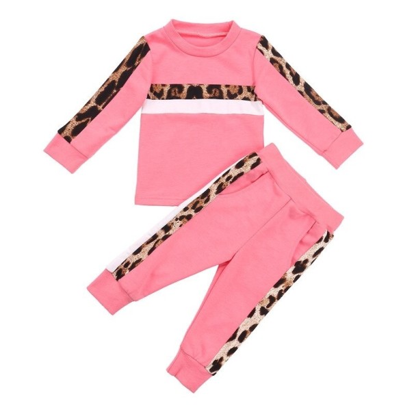 Chándal niña L1331 rosa 4