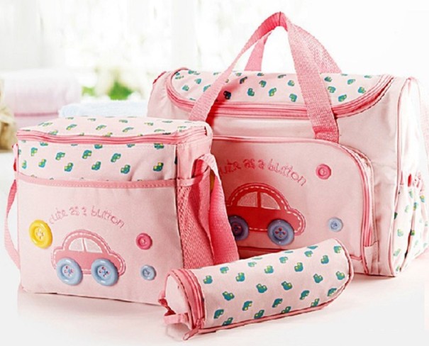 Changing Bag Set of 4 light pink