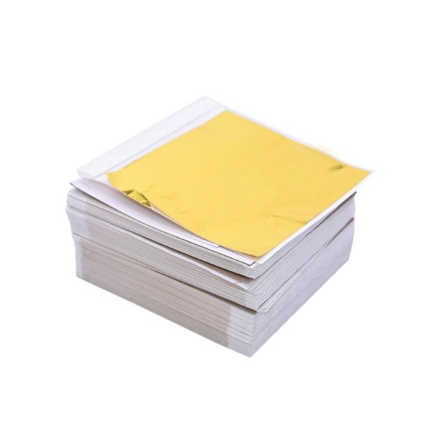 Chapas metalicas 200 uds dorado