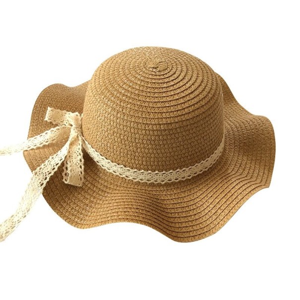 Chapeau de paille pour fille Sunny marron