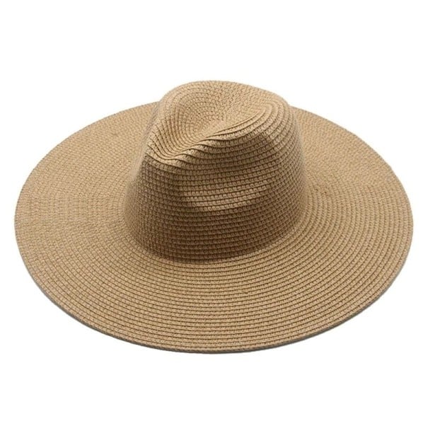 Chapeau en paille beige