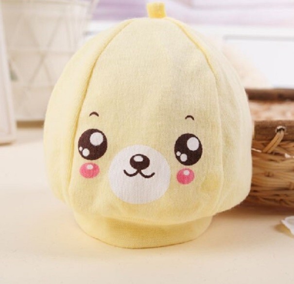 Chapéu de algodão para crianças Abi amarelo