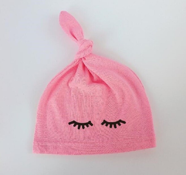Chapéu de algodão para crianças rosa