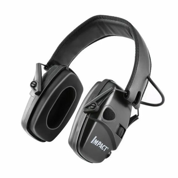 Chaps électroniques tactiques de tir Protège-oreilles anti-bruit Casques de tir anti-bruit noir