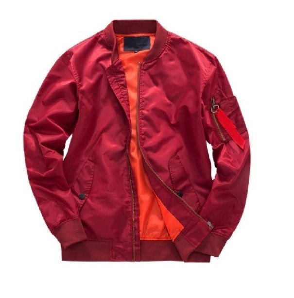 Chaqueta bomber para hombre rojo XXL 2