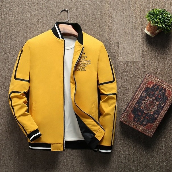 Chaqueta bomber para hombre S82 amarillo S