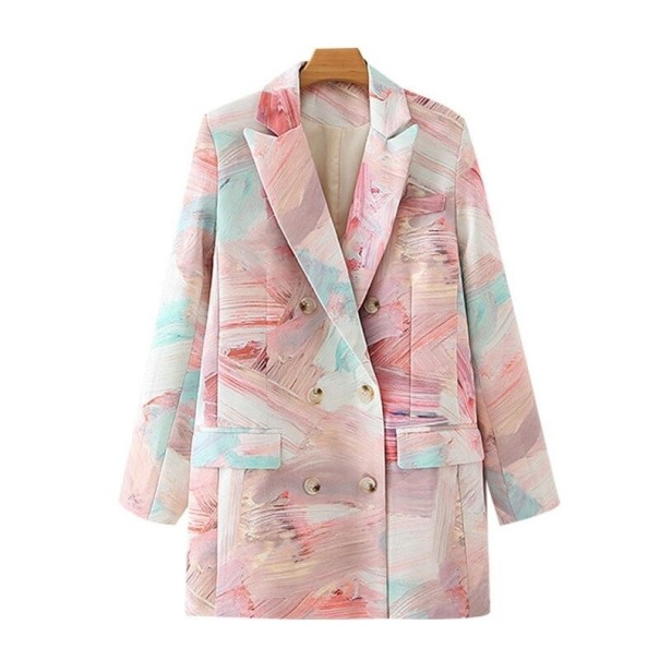 Chaqueta colorida para mujer S