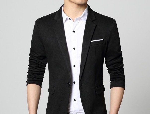 Chaqueta de algodón para hombre J2939 negro XXL