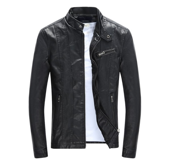 Chaqueta de cuero para hombre Jack J2066 negro M