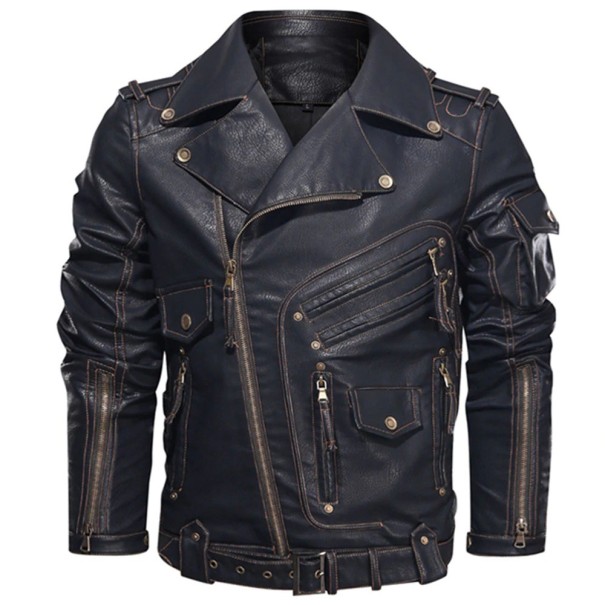Chaqueta de cuero para hombre S54 XL