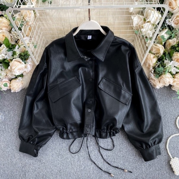 Chaqueta de cuero para mujer P1765 M