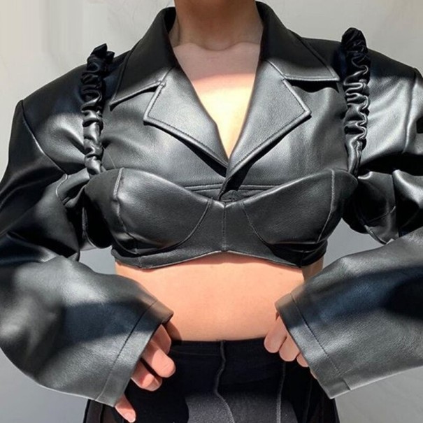 Chaqueta de cuero para mujer P2325 S