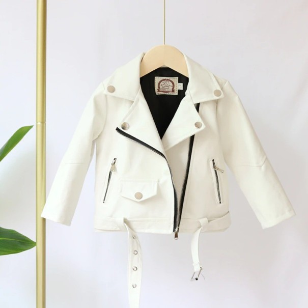 Chaqueta de cuero para niña L1889 5