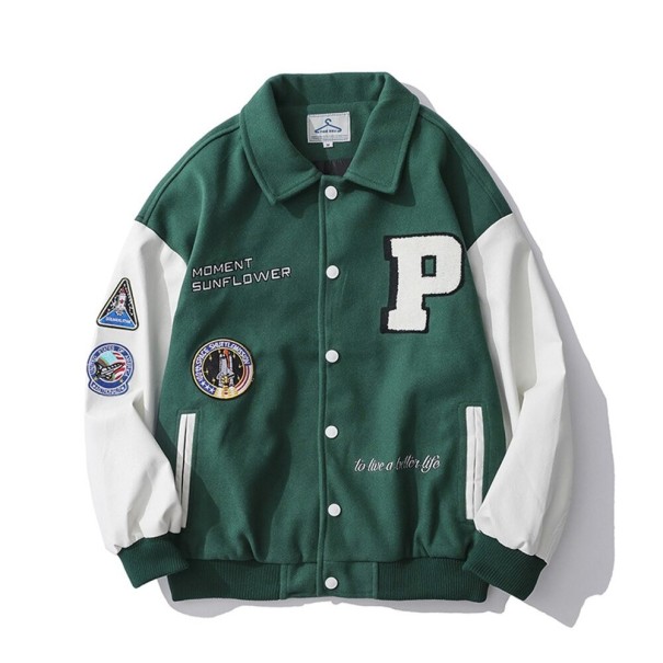Chaqueta de hombre F1056 verde oscuro L