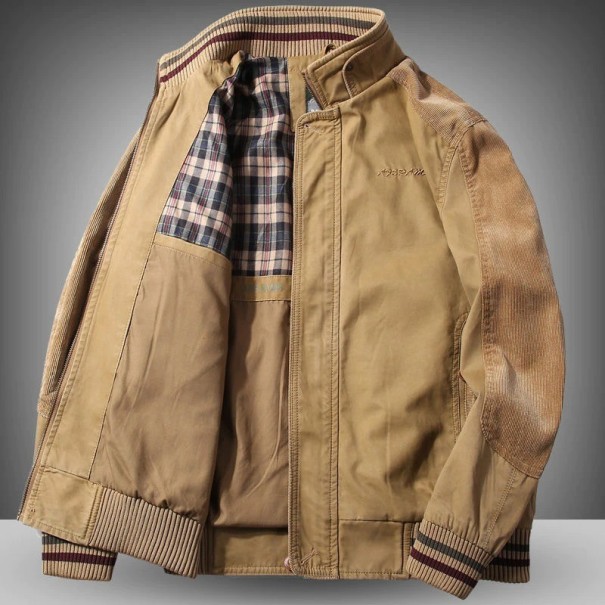 Chaqueta de hombre F1067 marrón claro XL
