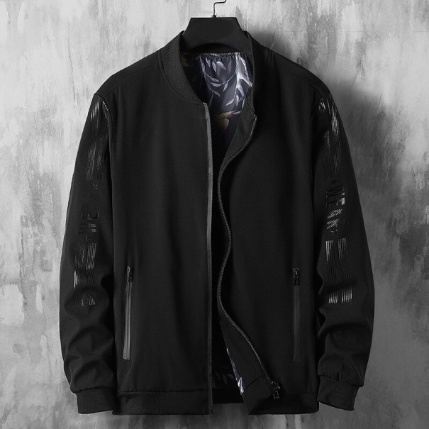 Chaqueta de hombre F1118 negro 4XL 1