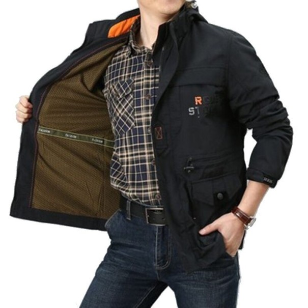 Chaqueta de hombre F1144 negro L