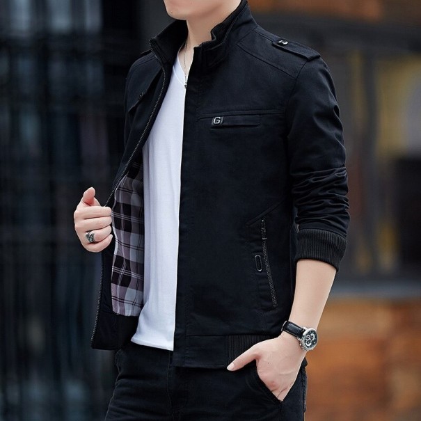 Chaqueta de hombre F1224 negro L 2 Chaqueta de hombre F1224 negro L 2