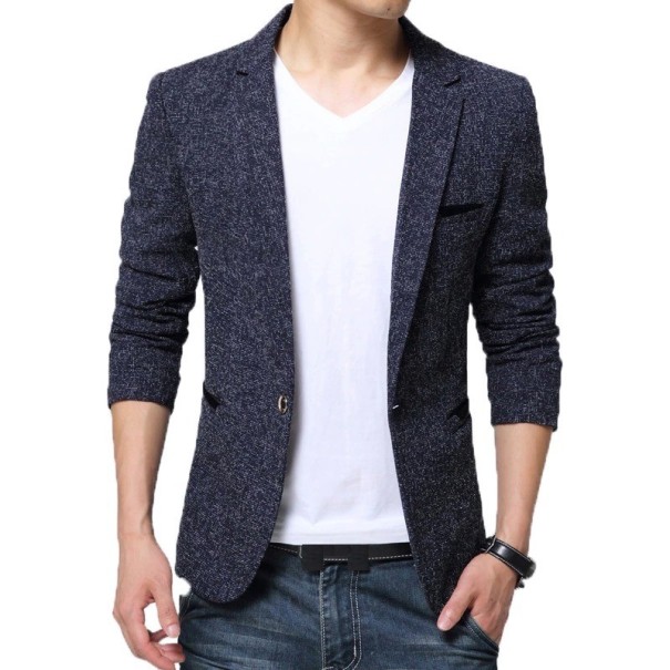 Chaqueta de hombre F315 azul oscuro S