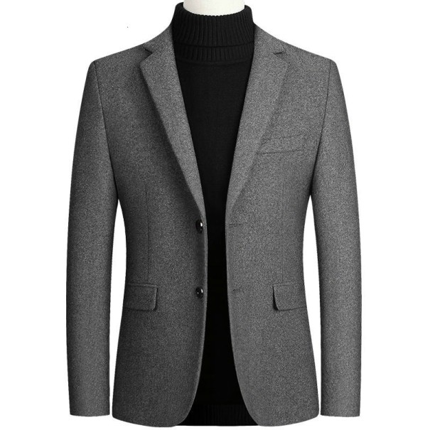 Chaqueta de hombre F329 gris M
