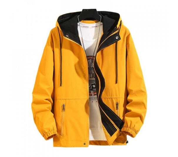 Chaqueta de hombre primavera/otoño S36 amarillo M