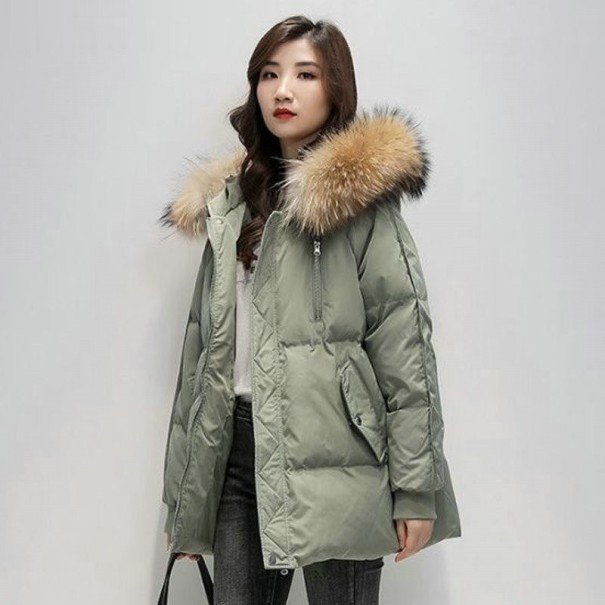 Chaqueta de invierno de mujer P1945 verde M