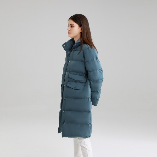 Chaqueta de invierno de mujer P1961 azul M Chaqueta de invierno de mujer P1961 azul M