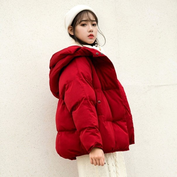Chaqueta de invierno de mujer P1962 rojo S