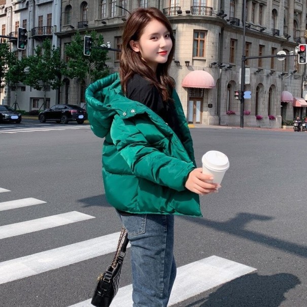 Chaqueta de invierno de mujer P1962 verde L