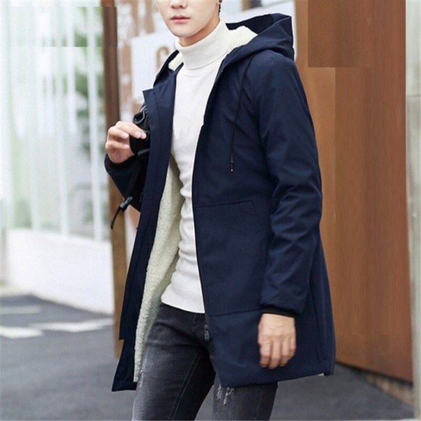 Chaqueta de invierno para hombre F1311 azul oscuro S