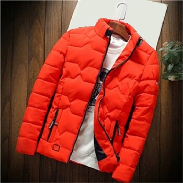 Chaqueta de invierno para hombre S41 naranja L