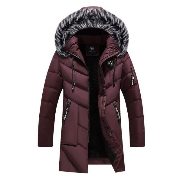 Chaqueta de invierno para hombre S77 burdeos S