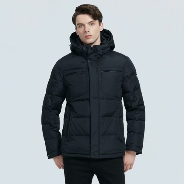 Chaqueta de invierno para hombre S81 negro L