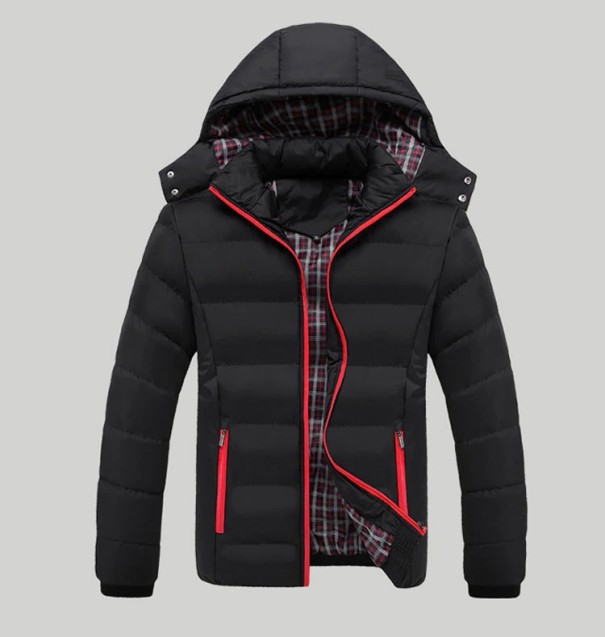 Chaqueta de invierno para hombre Sammy J2630 negro L Chaqueta de invierno para hombre Sammy J2630 negro L