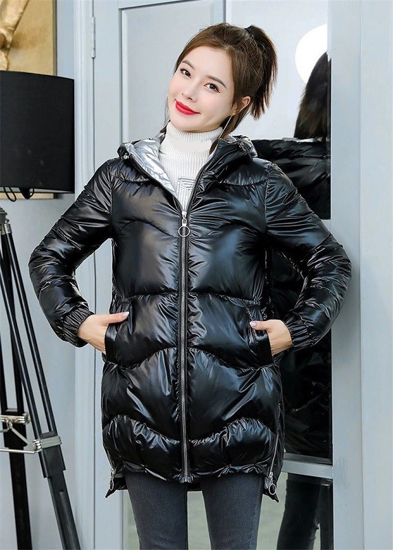 Chaqueta de invierno para mujer A3060 negro S