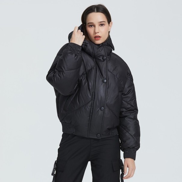 Chaqueta de invierno para mujer B664 negro S