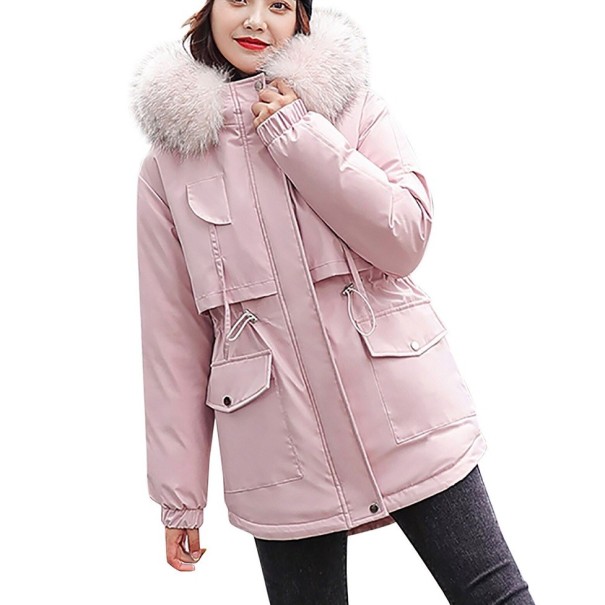 Chaqueta de invierno para mujer P1788 rosa M