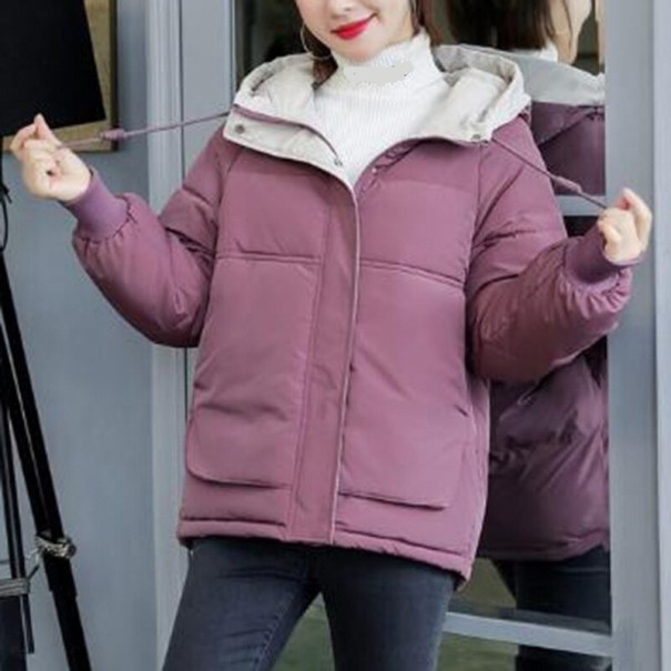 Chaqueta de invierno para mujer P2242 rosa viejo XL