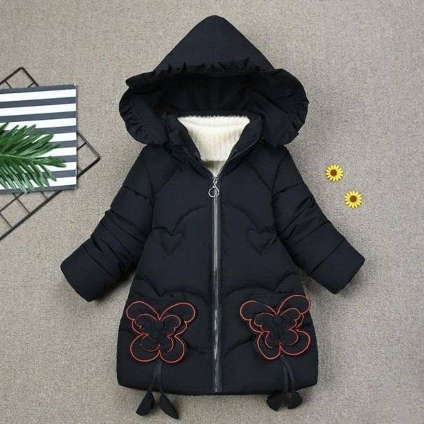 Chaqueta de invierno para niñas L1892 negro 3