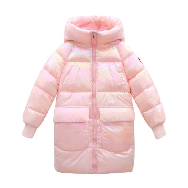 Chaqueta de invierno para niñas L1912 rosa 4
