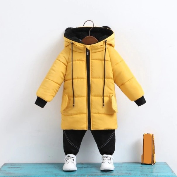 Chaqueta de invierno para niños L1910 amarillo 7