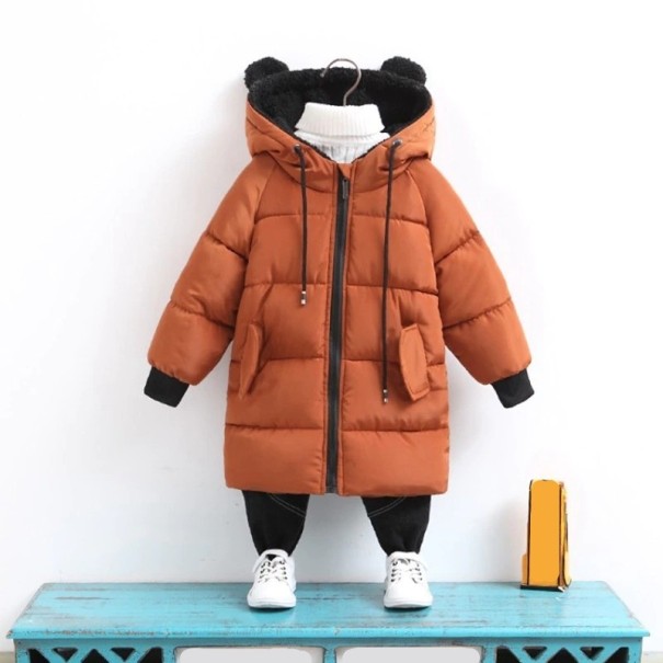 Chaqueta de invierno para niños L1910 marrón 3