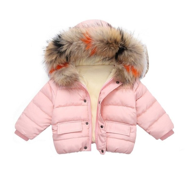 Chaqueta de invierno para niños L2041 rosa 4