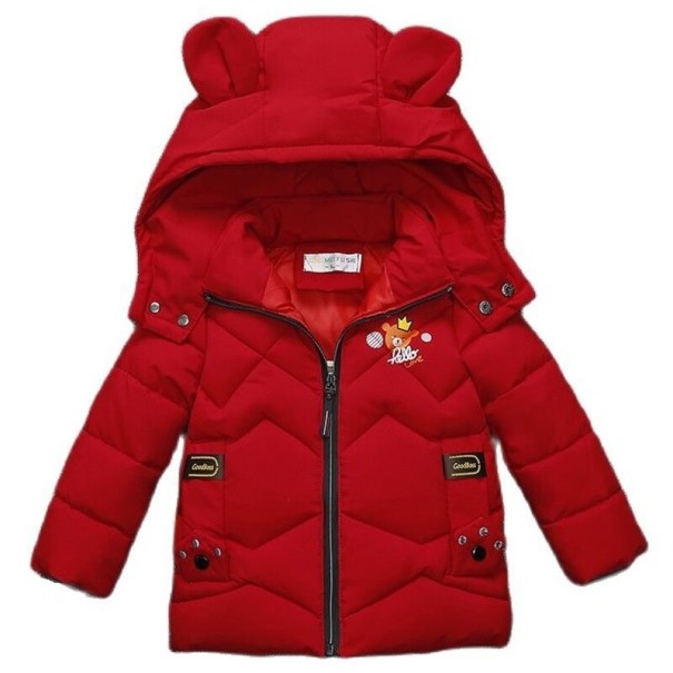 Chaqueta de invierno para niños L2098 burdeos 4