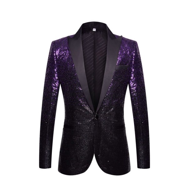 Chaqueta de lentejuelas para hombre A2638 M 2 Chaqueta de lentejuelas para hombre A2638 M 2