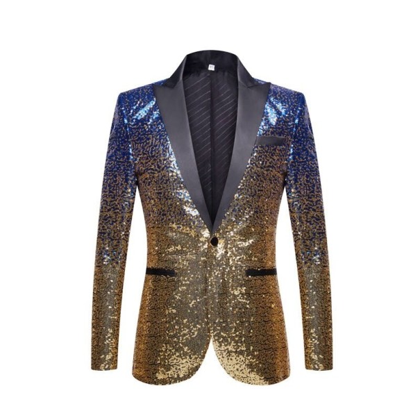 Chaqueta de lentejuelas para hombre A2638 M 3