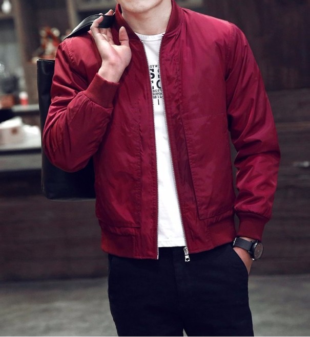 Chaqueta de lujo primavera/otoño J1985 rojo M Chaqueta de lujo primavera/otoño J1985 rojo M