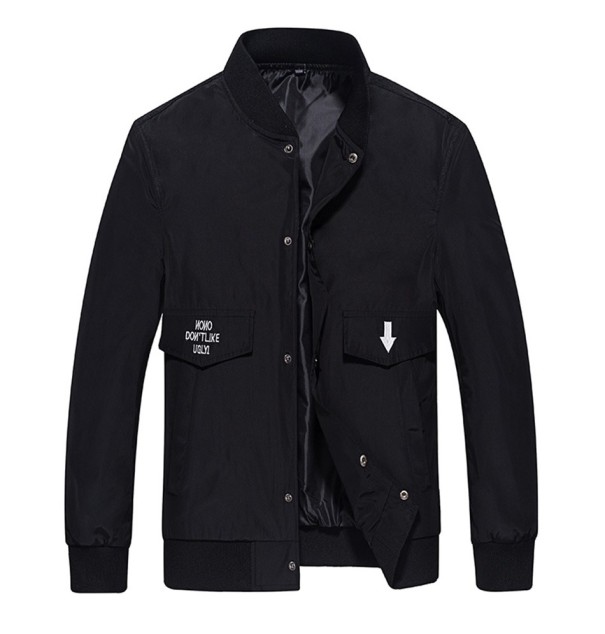 Chaqueta de moda para hombre J940 negro XXL