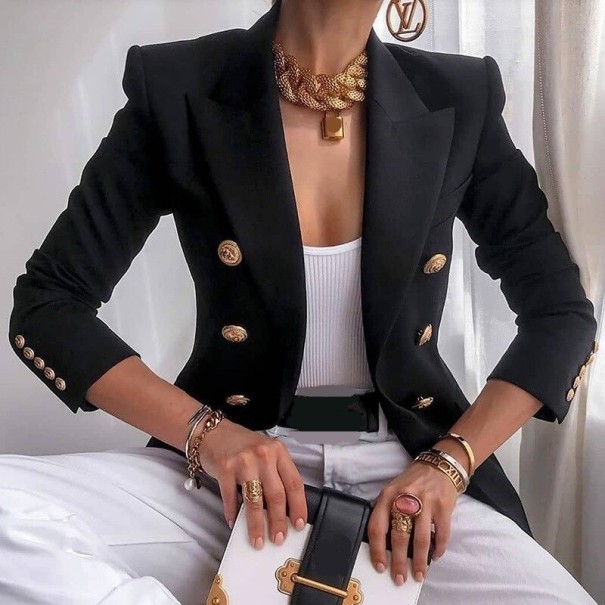 Chaqueta de mujer B1086 negro S
